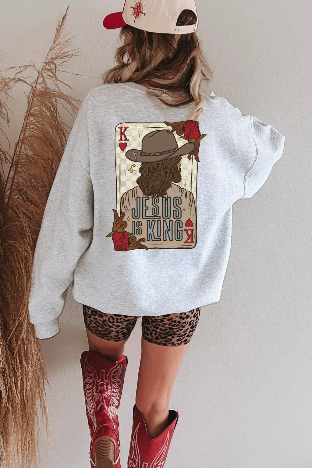 Jesus Is King Graphic Sweater - Adult & Kids T-Shirts, Sweatshirts & Hoodies apparel design preview 1