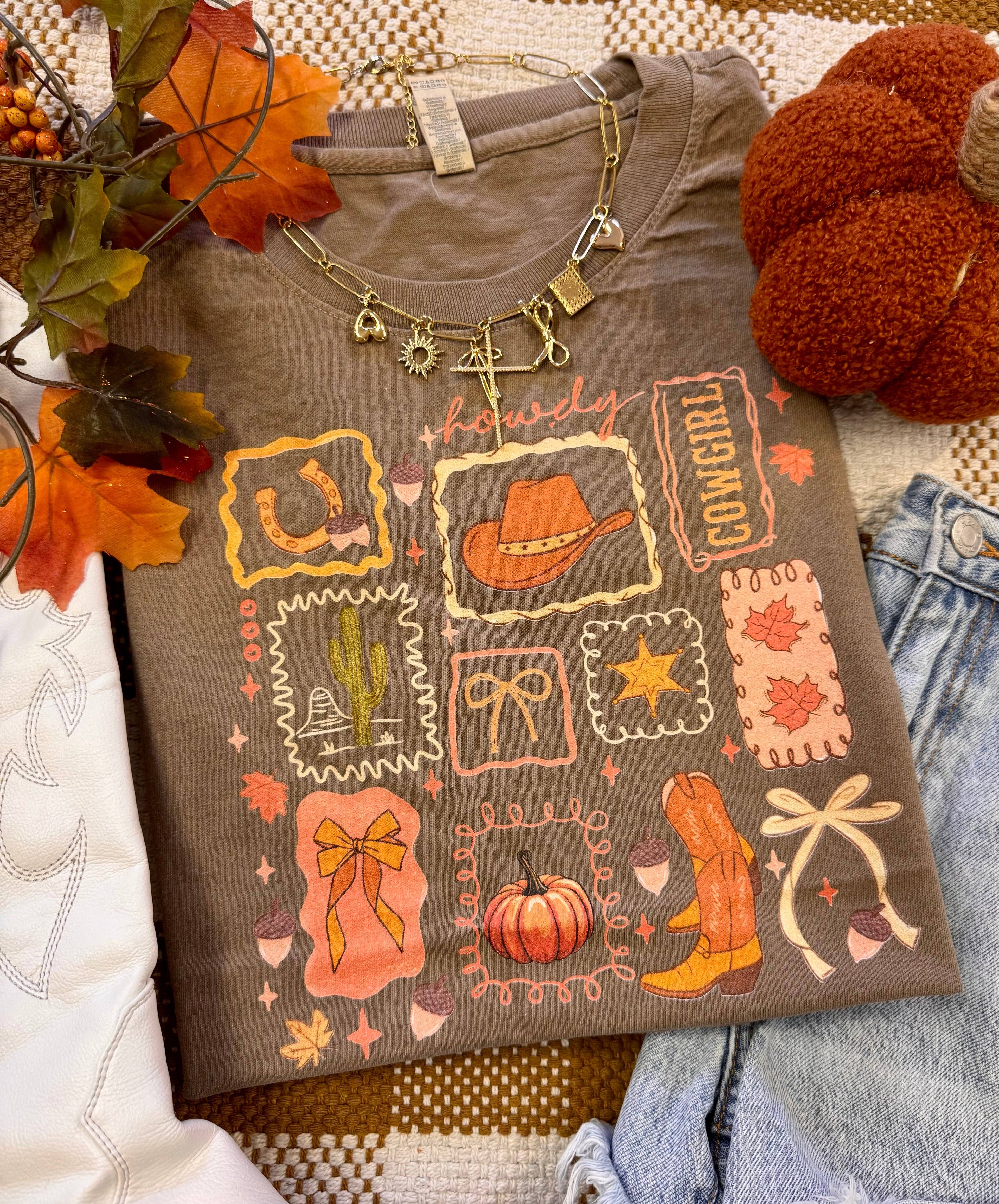 Western Fall Collage /Muscle Tank - Adult & Kids T-Shirts, Sweatshirts & Hoodies apparel design preview 1