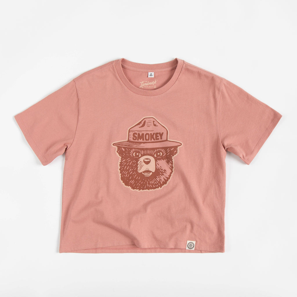 Smokey Logo Women's Short Sleeve Boxy - Adult & Kids T-Shirts, Sweatshirts & Hoodies apparel design preview 1