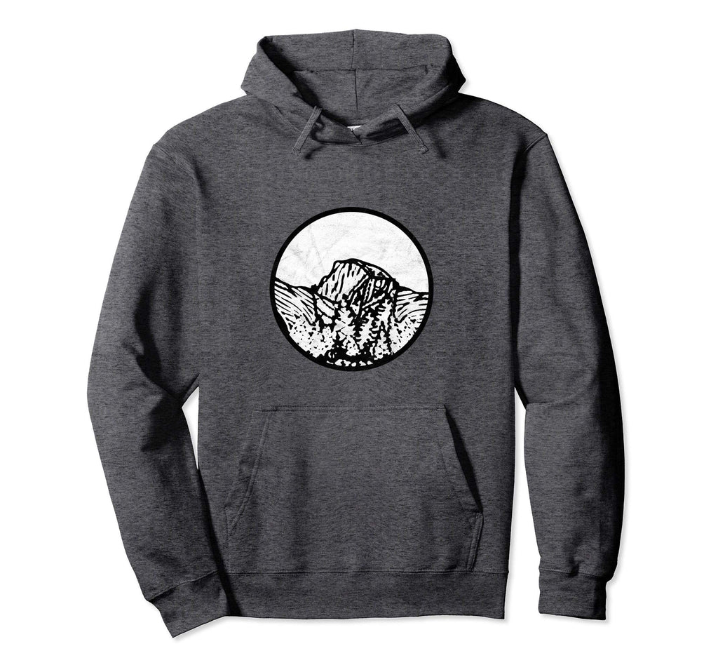 Half Dome Yosemite National Park Simple Hoodie - Graphic Print Unisex - T-Shirt, Sweatshirt, Hoodie