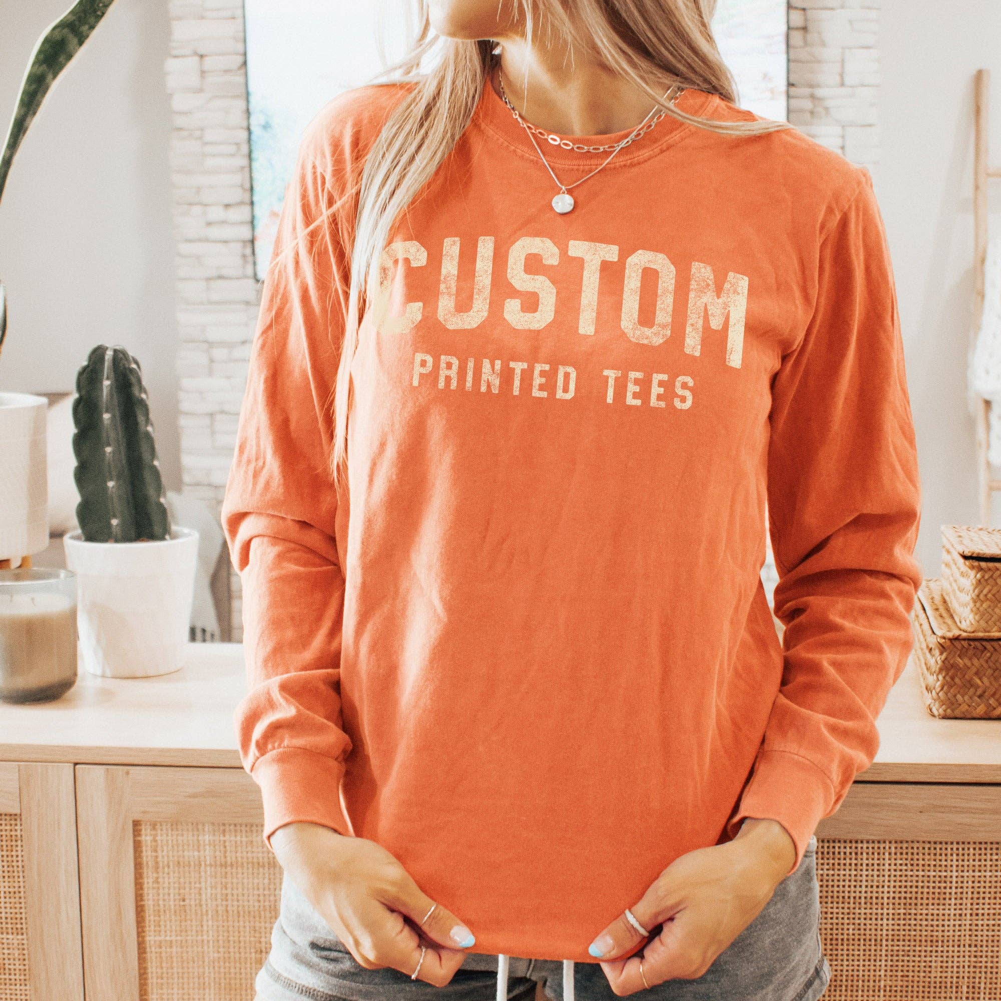Custom Fall Comfort Color Name Logo Location - Adult & Kids T-Shirts, Sweatshirts & Hoodies apparel design preview 1