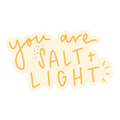 You Are Salt Light Sticker Christian - Adult & Kids T-Shirts, Sweatshirts & Hoodies apparel design preview 1