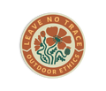 Leave No Trace Outdoor Ethics Sticker - Adult & Kids T-Shirts, Sweatshirts & Hoodies apparel design preview 1