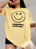 I Disappointed A Man Today Womens Graphic Yellow - Adult & Kids T-Shirts, Sweatshirts & Hoodies apparel design preview 1
