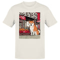 Shiba Inu Market Street Japanese Art - Adult & Kids T-Shirts, Sweatshirts & Hoodies apparel design preview 1