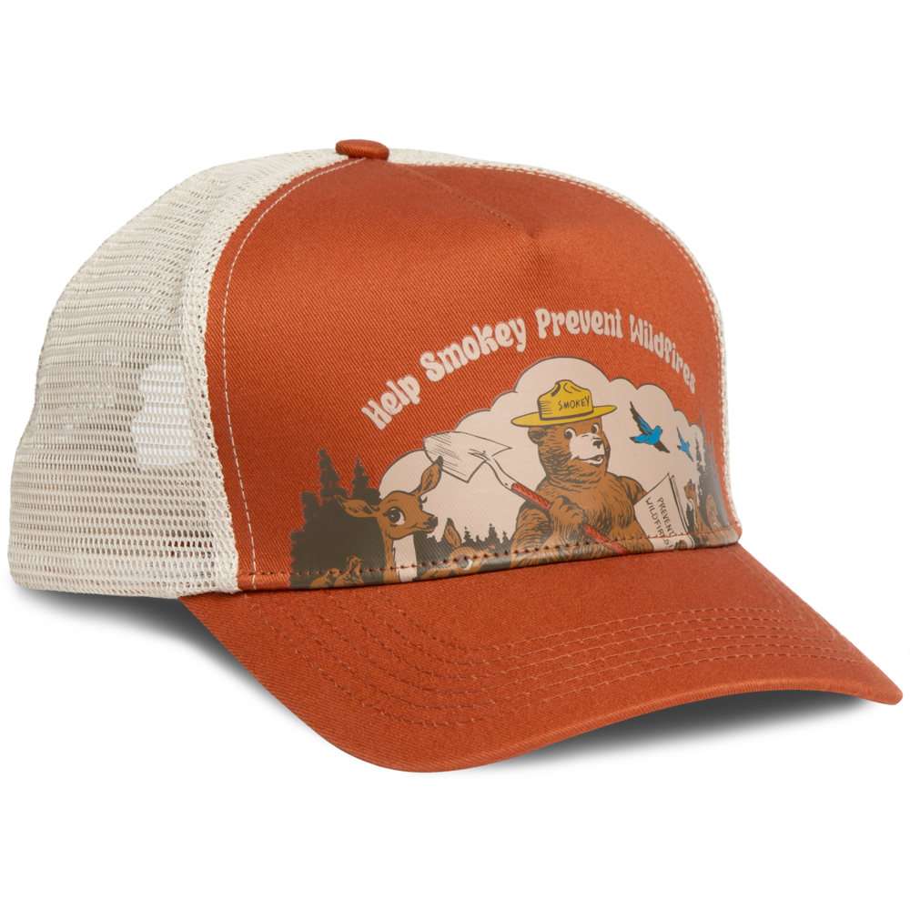 Help Smokey 5-Panel Trucker Hat - Adult & Kids T-Shirts, Sweatshirts & Hoodies apparel design preview 1