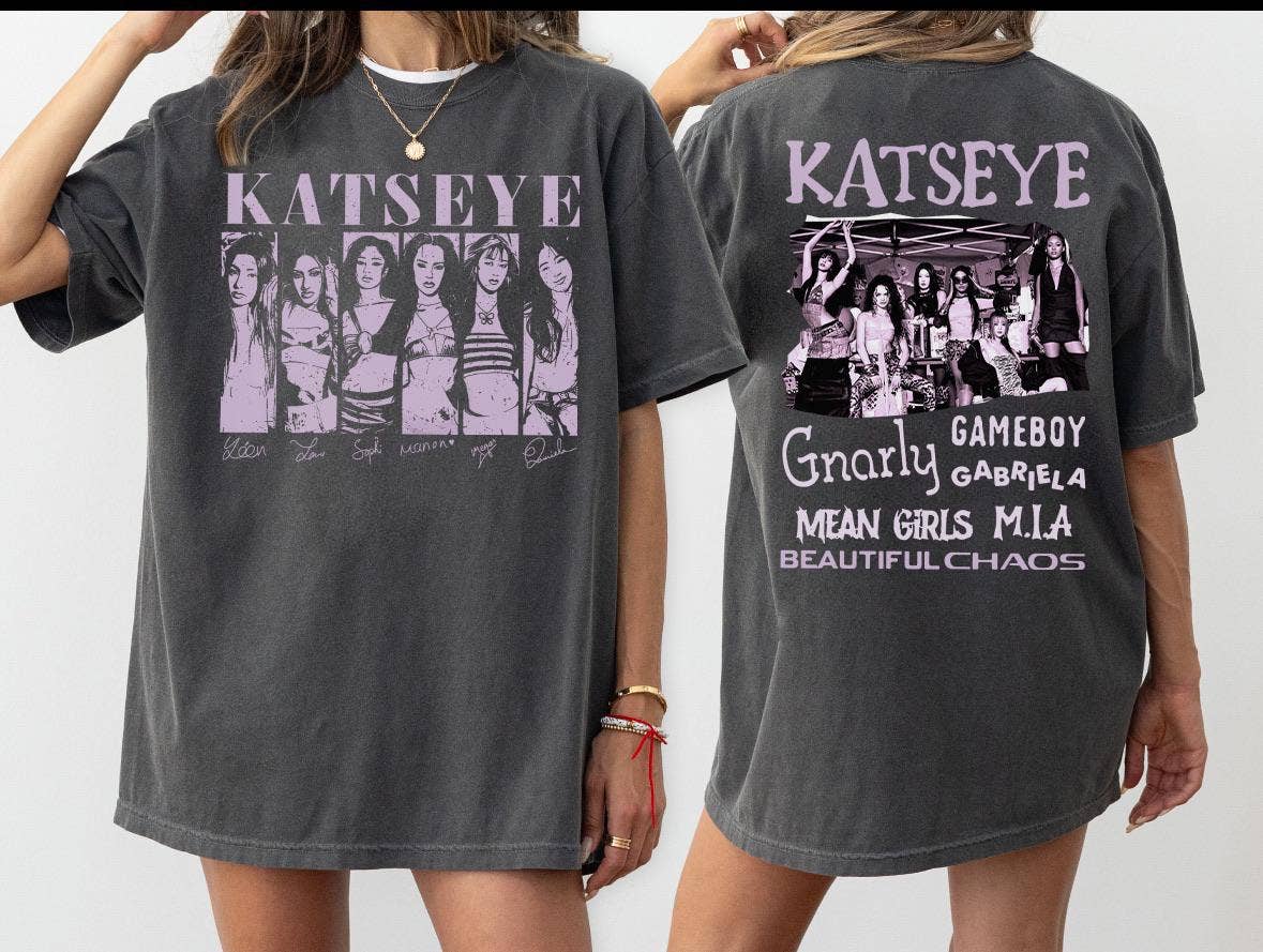 Katseye Kpop Music Fan Girls Birthday - Adult & Kids T-Shirts, Sweatshirts & Hoodies apparel design preview 1
