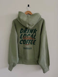 Drink Local Coffee Green Earth - Adult & Kids T-Shirts, Sweatshirts & Hoodies apparel design preview 1