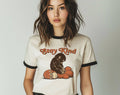 Stay Kind Baby Punch Monkey Cute Ringer - Adult & Kids T-Shirts, Sweatshirts & Hoodies apparel design preview 1