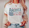 Stars America Land of the Free Patriotic - Adult & Kids T-Shirts, Sweatshirts & Hoodies apparel design preview 1