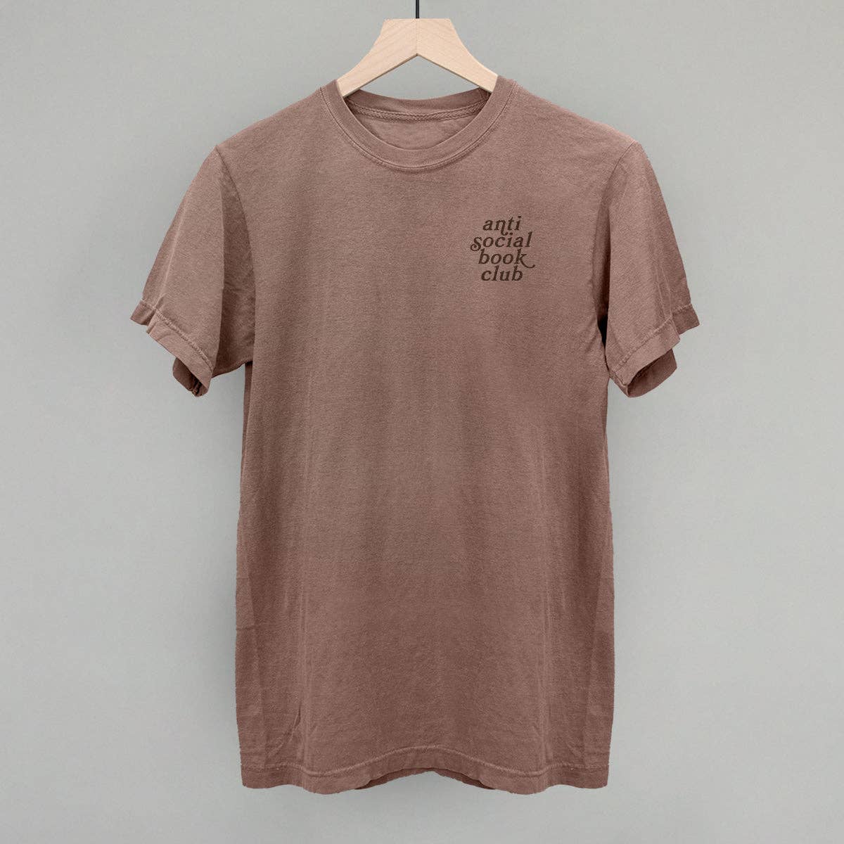 Antisocial Book Club (Left Chest) - Adult & Kids T-Shirts, Sweatshirts & Hoodies apparel design preview 1