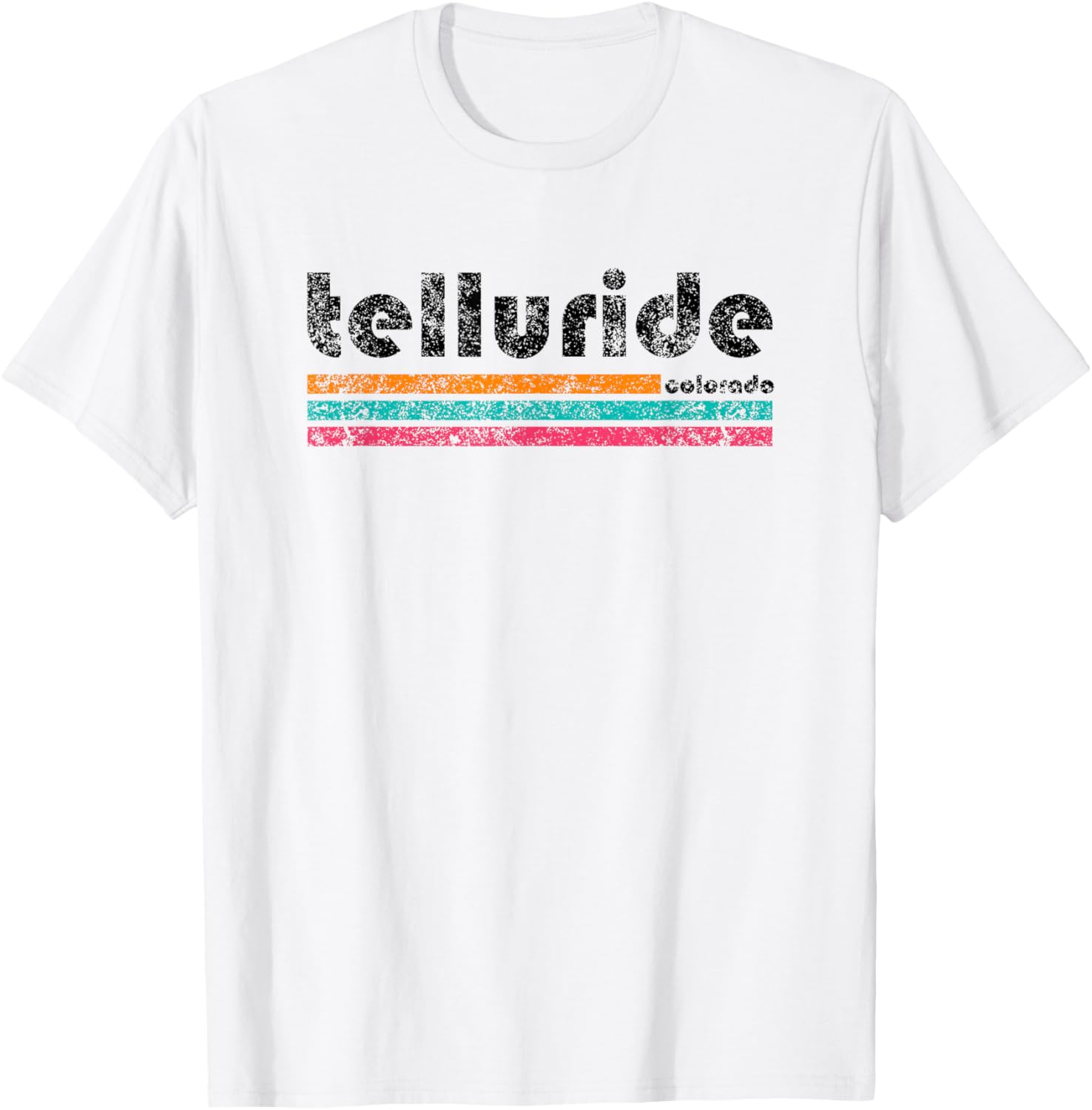 Telluride Colorado Weathered Souvenir Long Sleeve Modern Apparel