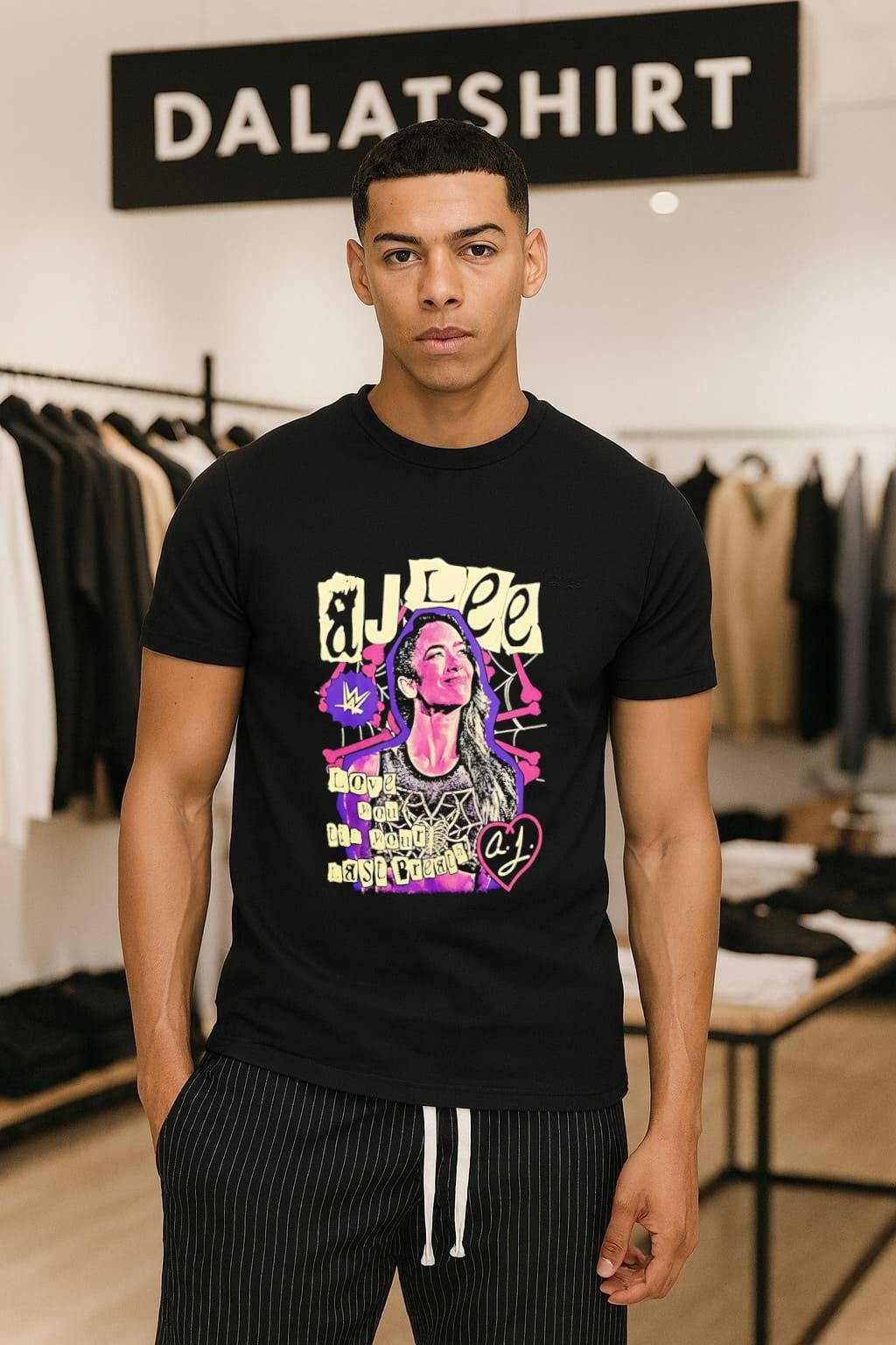 AJ Lee Love You Til Your Last Breath - Adult & Kids T-Shirts, Sweatshirts & Hoodies apparel design preview 1