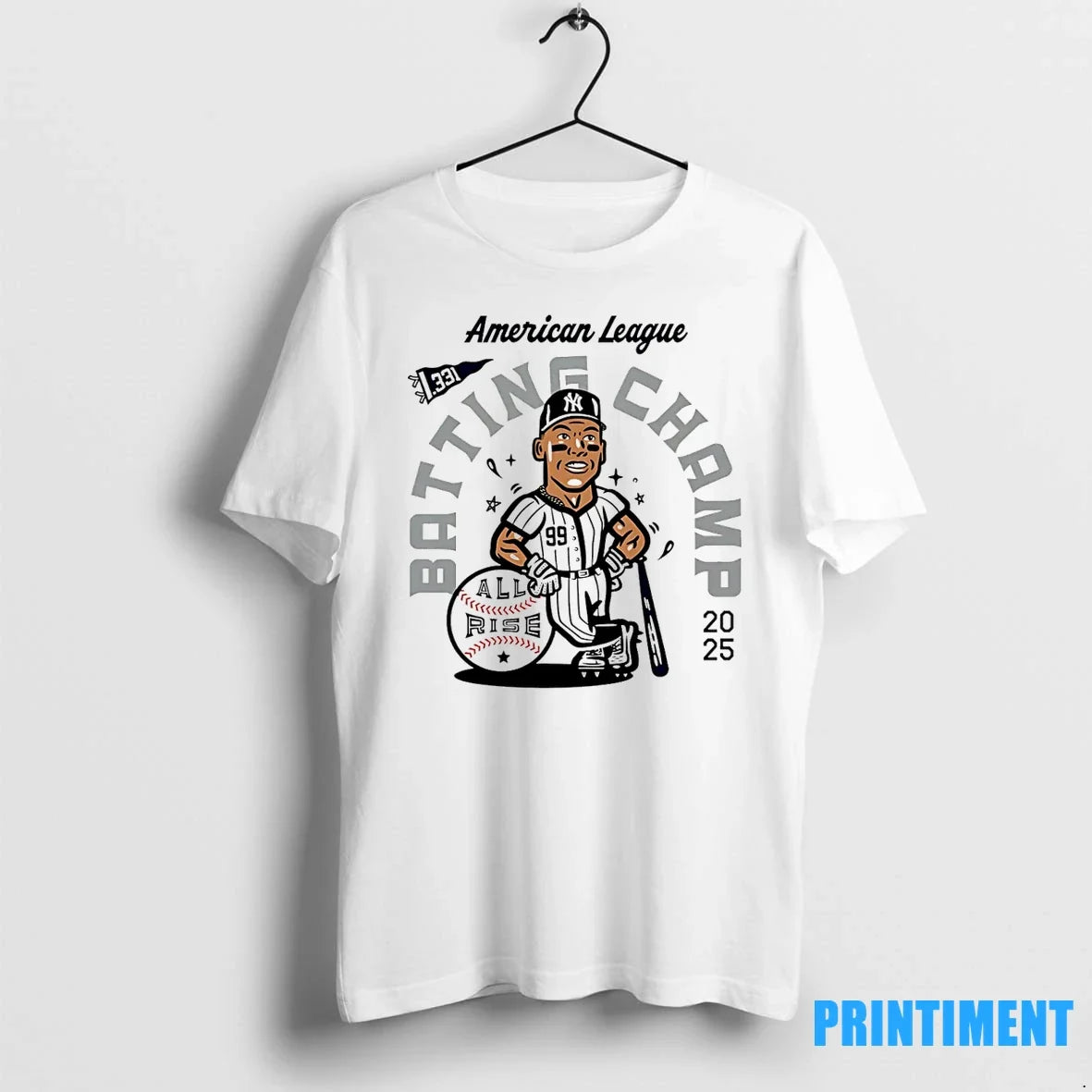 Aaron Judge Ny Yankees American League Batting Champ - Adult & Kids T-Shirts, Sweatshirts & Hoodies apparel design preview 1
