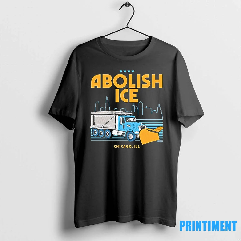 Abolish Ice Chicago Ill City Skyline Sweater - Adult & Kids T-Shirts, Sweatshirts & Hoodies apparel design preview 1