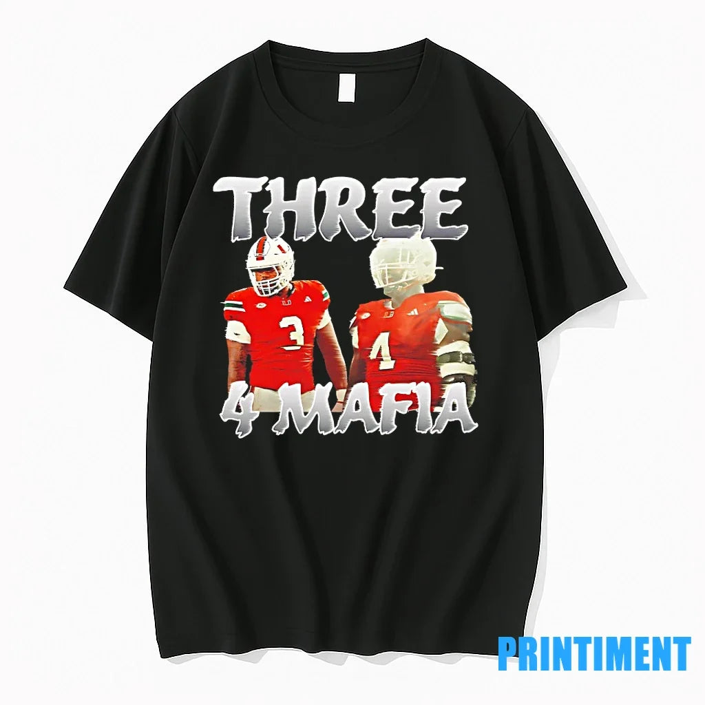 Akheem Mesidor And Rueben Bain Three 4 Mafia Sweater - Adult & Kids T-Shirts, Sweatshirts & Hoodies apparel design preview 1