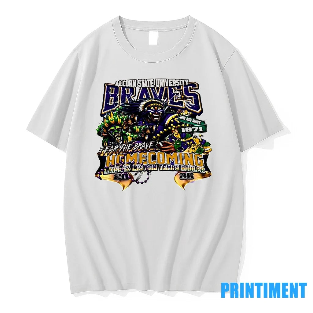 Alcorn State University Braves Fear The Brave Laissez - Adult & Kids T-Shirts, Sweatshirts & Hoodies apparel design preview 1