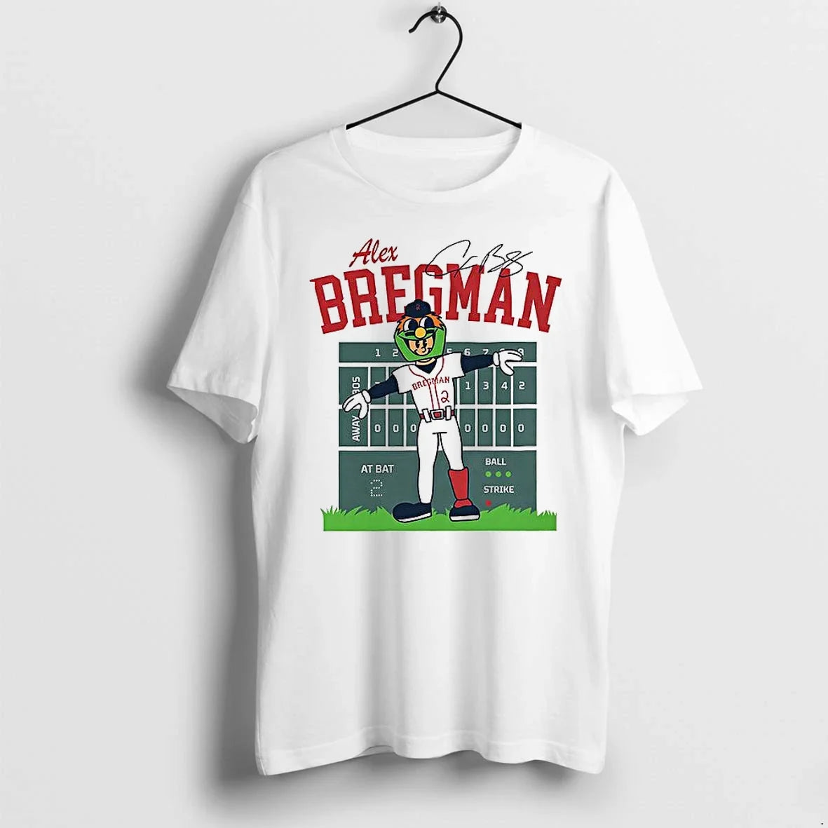 Alex Bregman Wally The Green Monster Mascot Sweater - Adult & Kids T-Shirts, Sweatshirts & Hoodies apparel design preview 1
