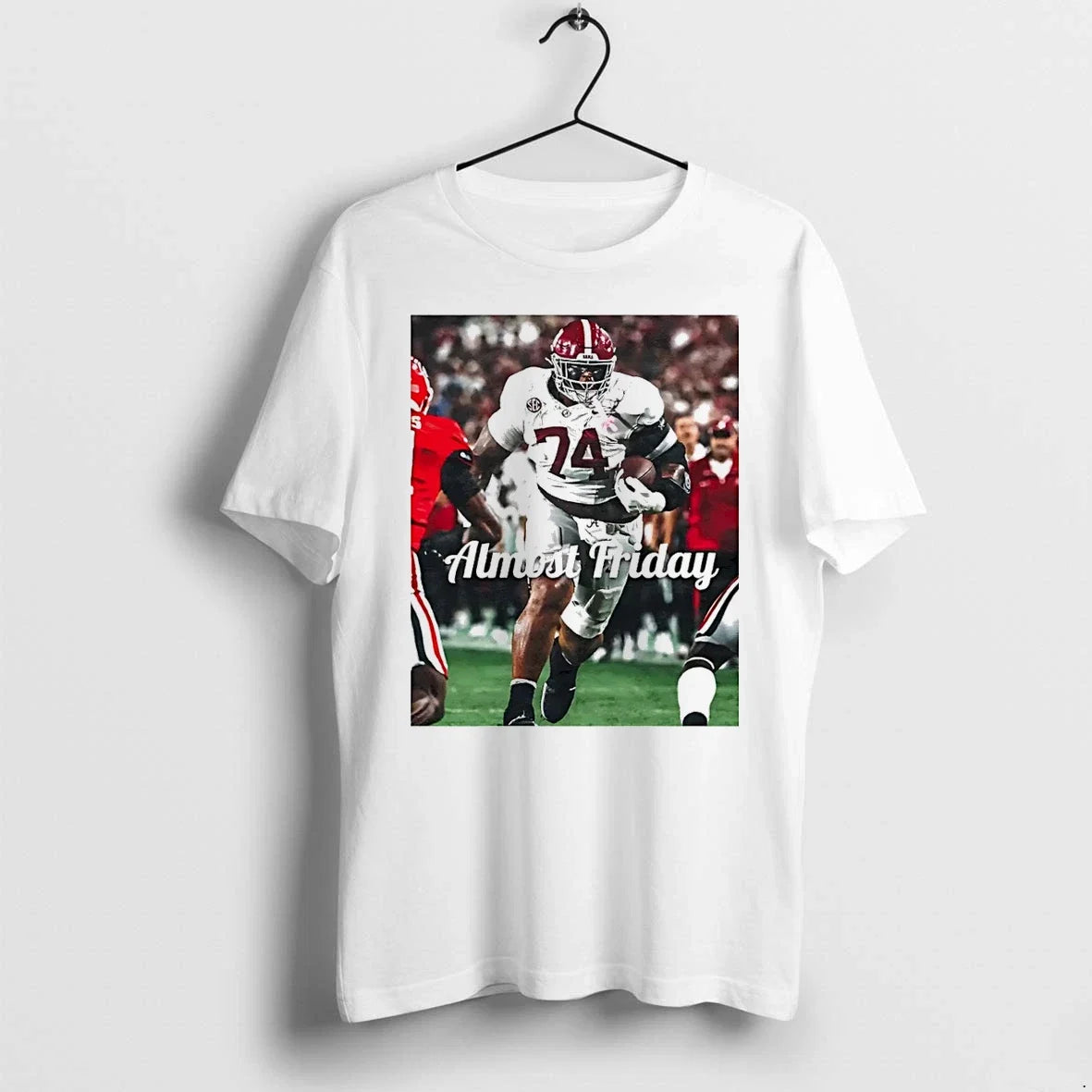 Almost Friday Alabama Qb Ty Simpson Bama Big Fella - Adult & Kids T-Shirts, Sweatshirts & Hoodies apparel design preview 1
