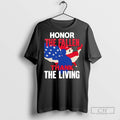 American Veteran Honor The Fallen Thank Living - Adult & Kids T-Shirts, Sweatshirts & Hoodies apparel design preview 1