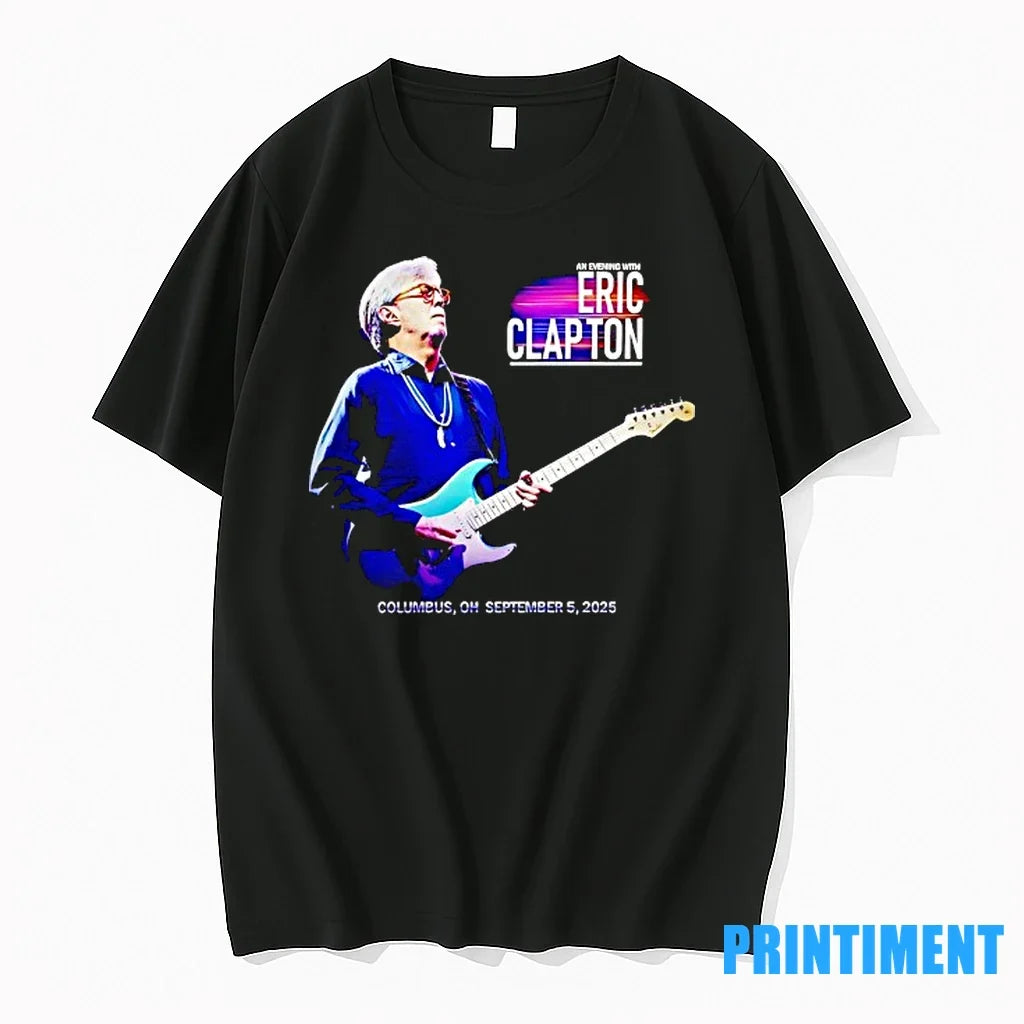 An Evening With Eric Clapto Columbus 2025 Sweater - Adult & Kids T-Shirts, Sweatshirts & Hoodies apparel design preview 1