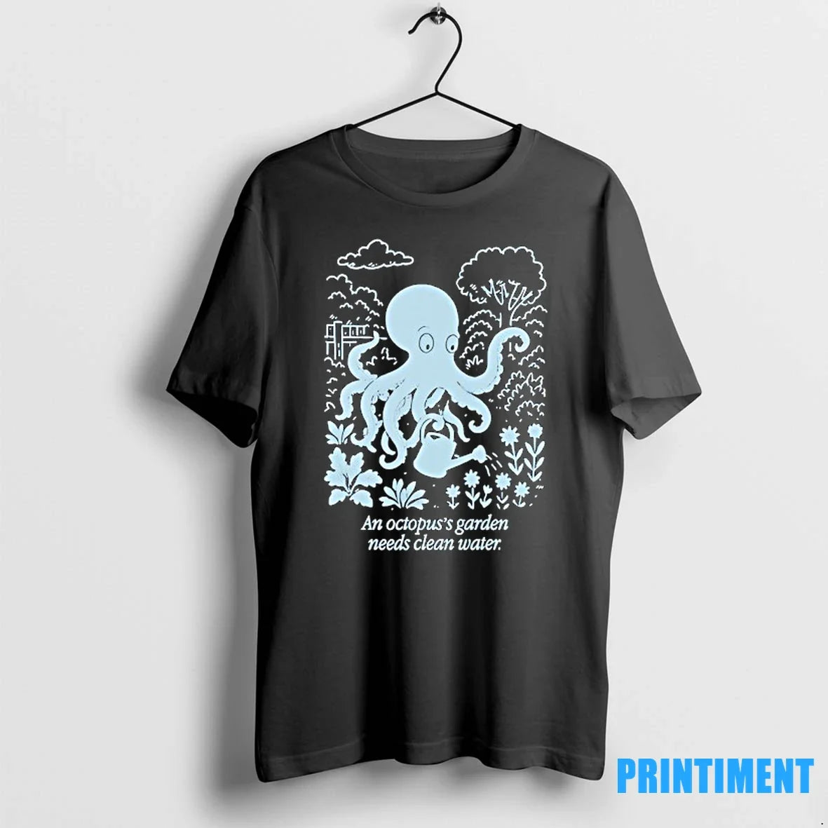 An Octopuss Garden Needs Clean Water Sweater - Adult & Kids T-Shirts, Sweatshirts & Hoodies apparel design preview 1