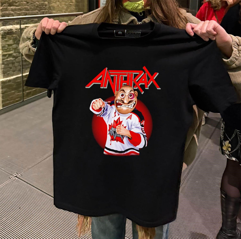 Anthrax Metal Band Mascot Hockey Jersey Graphic - Adult & Kids T-Shirts, Sweatshirts & Hoodies apparel design preview 2
