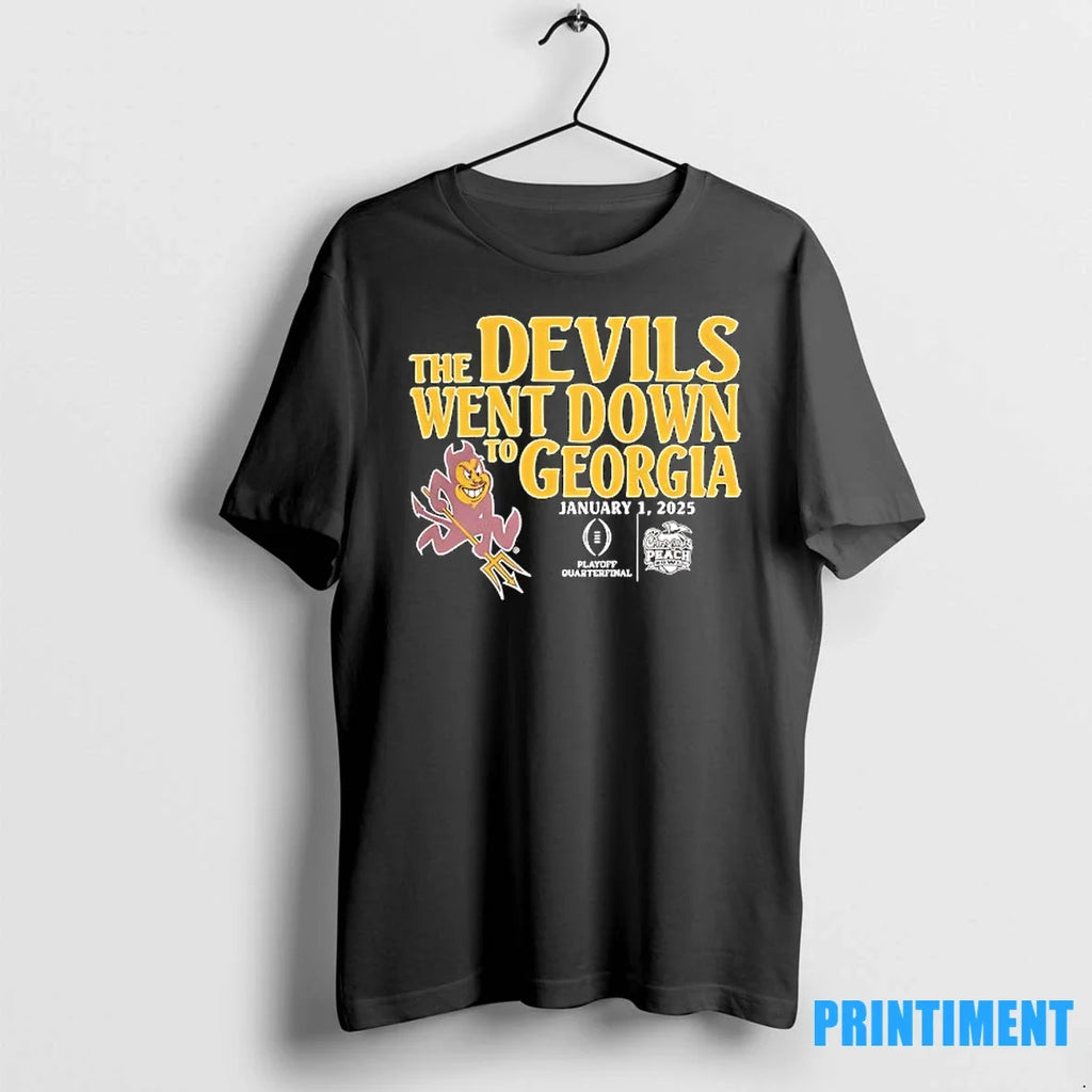 Arizona State Sun Devils The Went Down To Georgia - Adult & Kids T-Shirts, Sweatshirts & Hoodies apparel design preview 1
