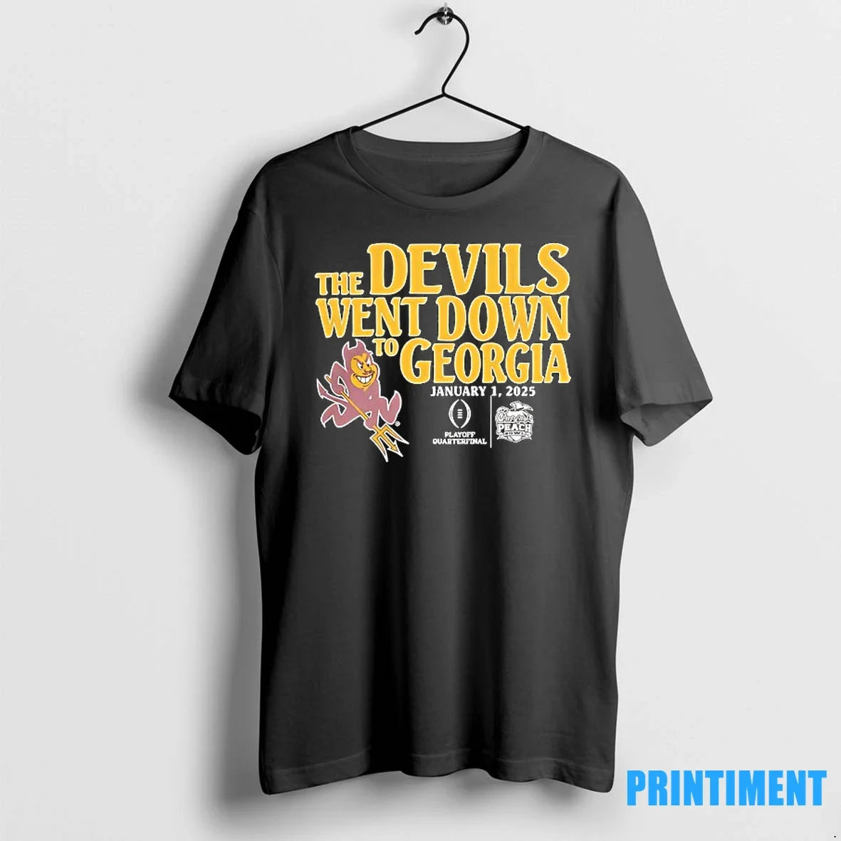 Arizona State Sun Devils The Went Down To Georgia - Adult & Kids T-Shirts, Sweatshirts & Hoodies apparel design preview 1