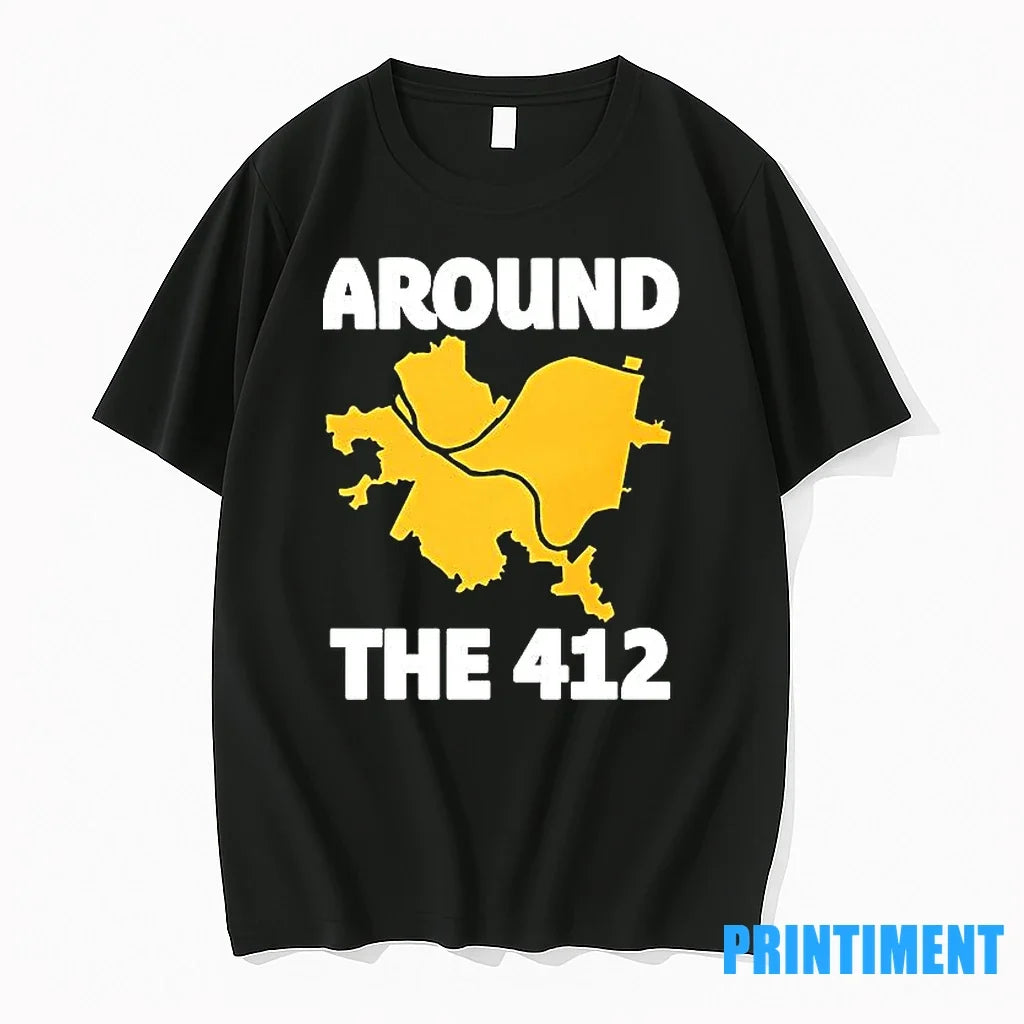 Around The 412 Sweater - Adult & Kids T-Shirts, Sweatshirts & Hoodies apparel design preview 1