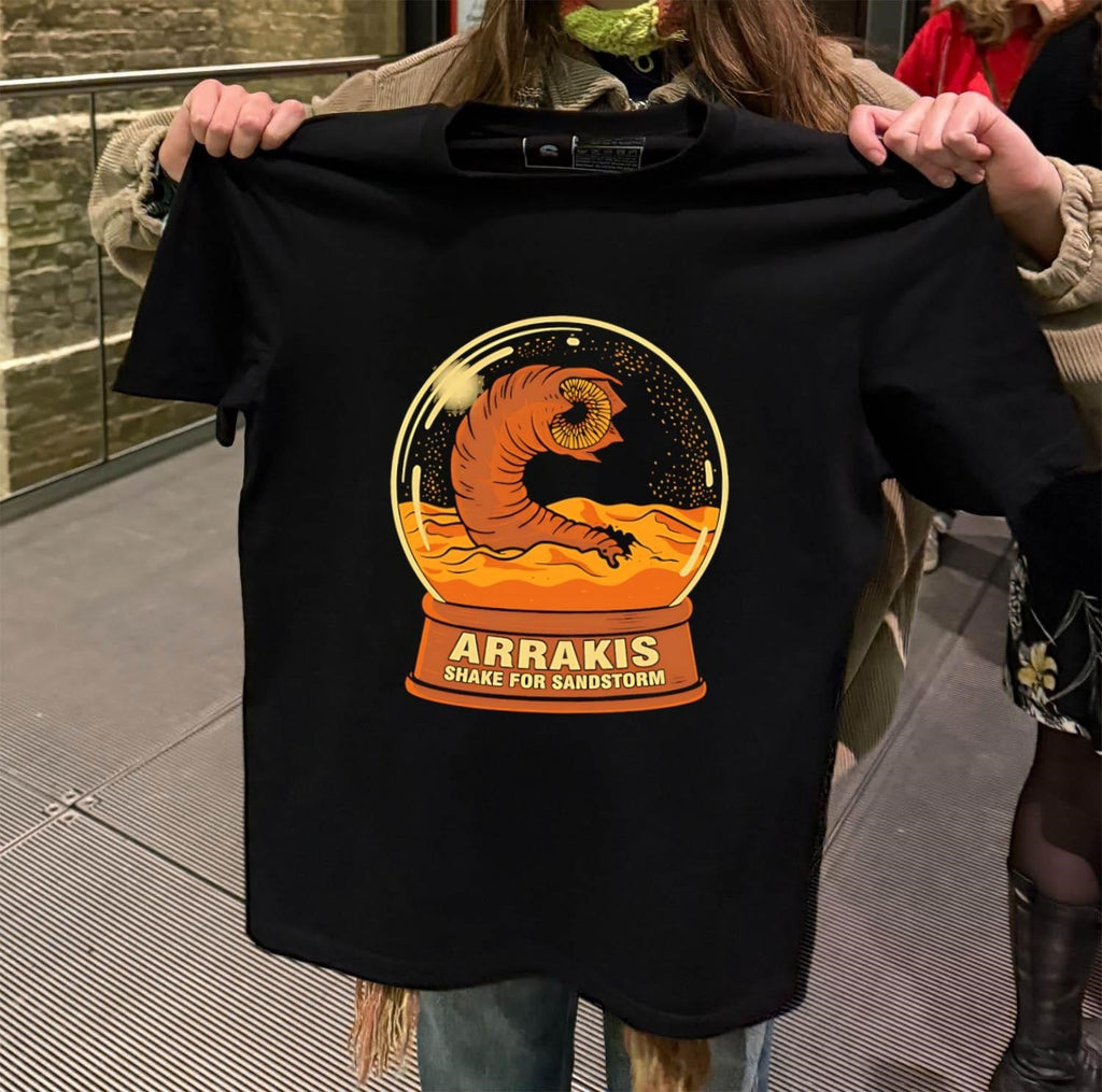 Arrakis Shake For Sandstorm Dune Shai-Hulud Sandworm - Adult & Kids T-Shirts, Sweatshirts & Hoodies apparel design preview 2