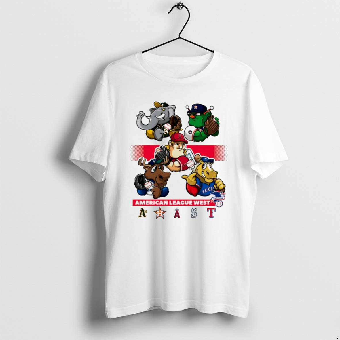 Athletics Houston Astros La Angels Seattle Mariners - Adult & Kids T-Shirts, Sweatshirts & Hoodies apparel design preview 1