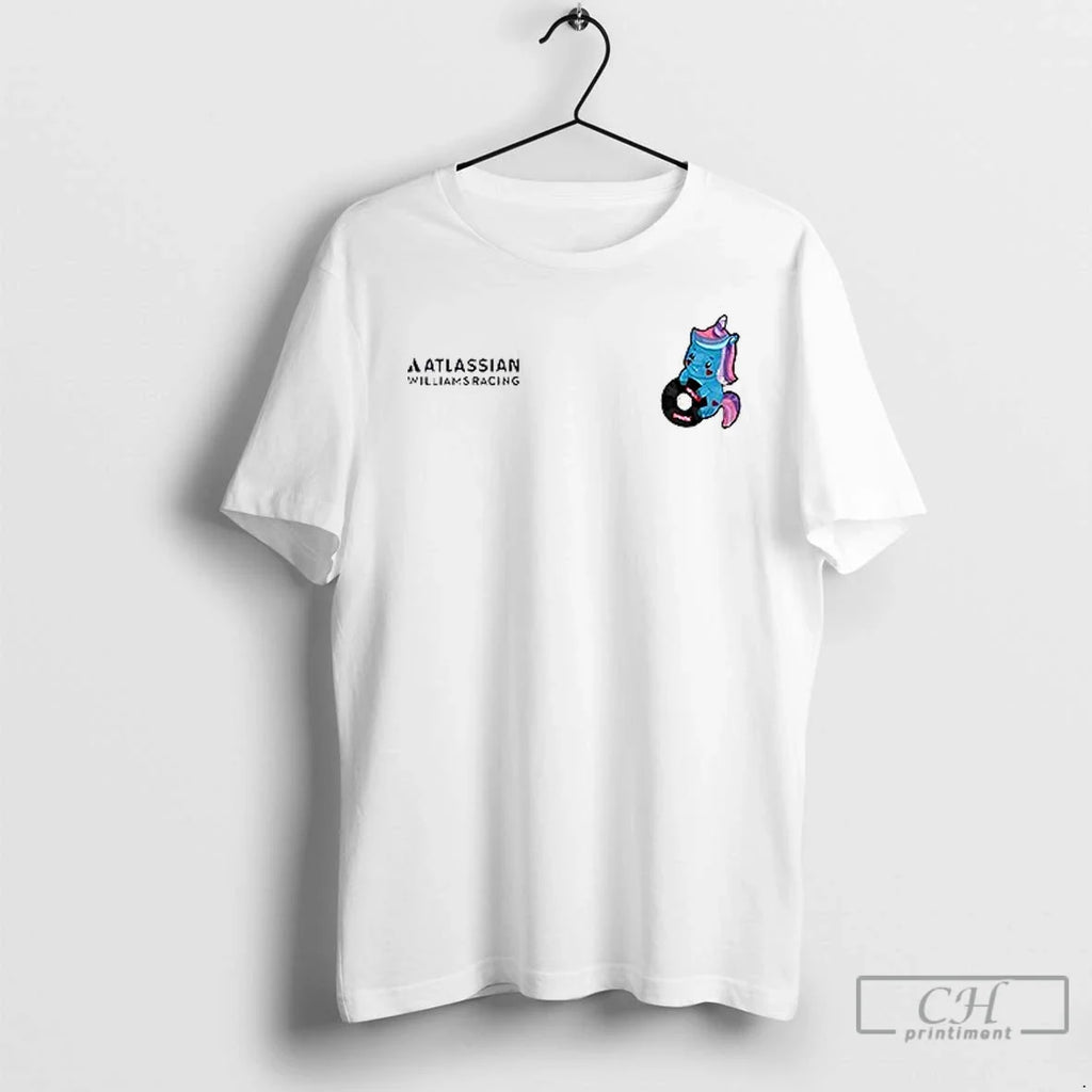 Atlassian Williams Racing Powered By Sparkles - Adult & Kids T-Shirts, Sweatshirts & Hoodies apparel design preview 1