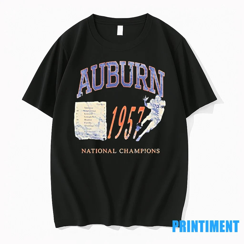 Auburn Tigers Football National Champions 1957 - Adult & Kids T-Shirts, Sweatshirts & Hoodies apparel design preview 1