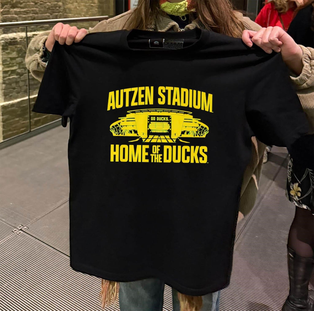 Autzen Stadium Home Of The Ducks Football - Adult & Kids T-Shirts, Sweatshirts & Hoodies apparel design preview 2