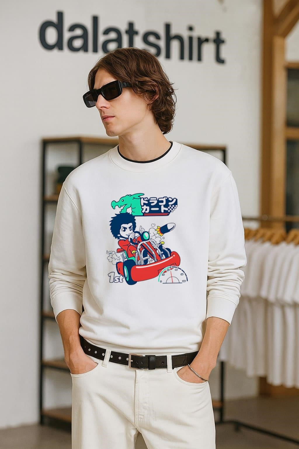 Awesome Ichiban Dragon Kart 1st - Adult & Kids T-Shirts, Sweatshirts & Hoodies apparel design preview 2