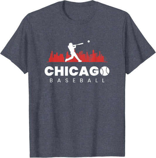 Chicago Baseball Minimalist Baseball Sweatshirt Unique Merch