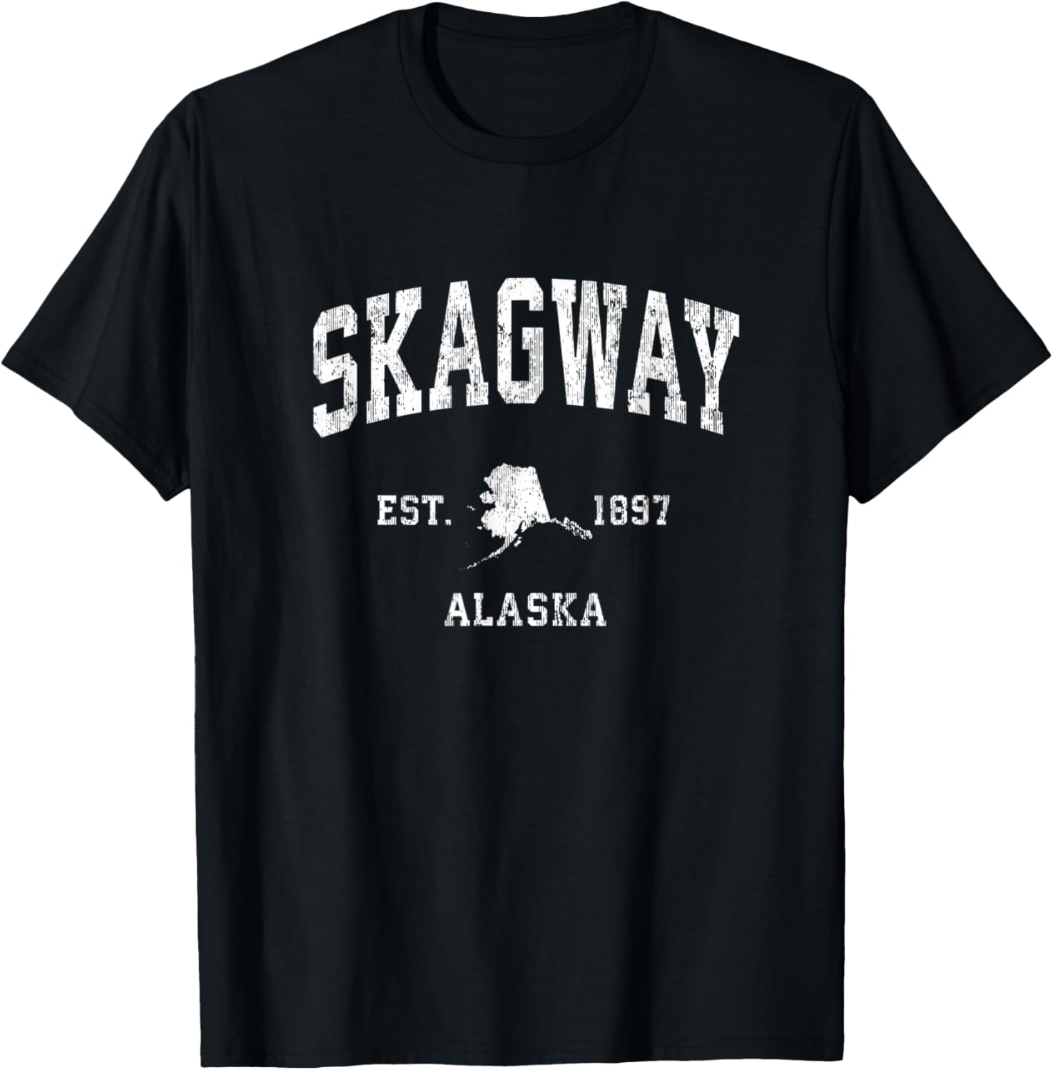 Skagway Alaska Ak Athletic Sports Long Sleeve Vintage Merch