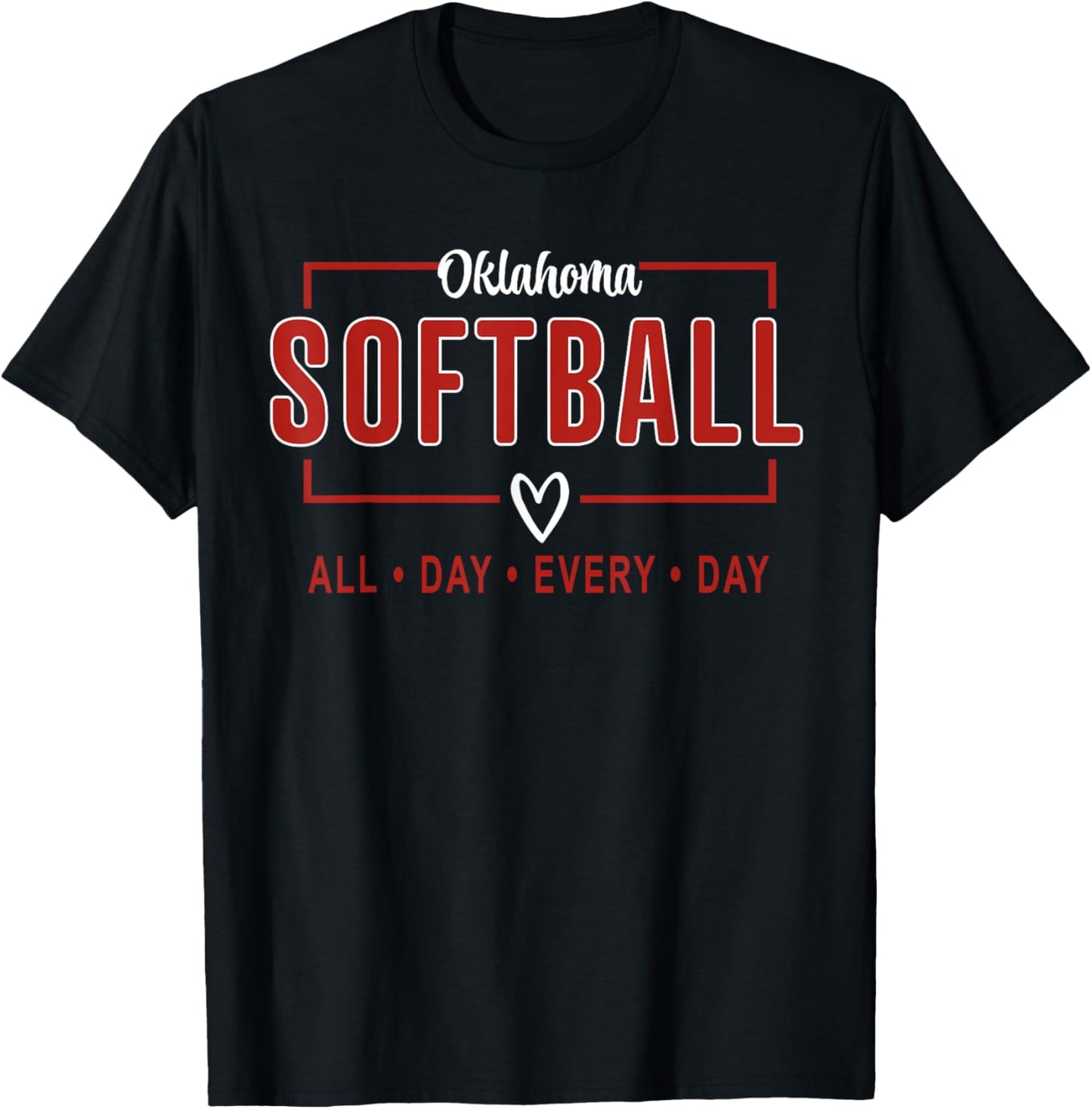 Oklahoma Softball Mens Team Softball Tee Elegant Collection