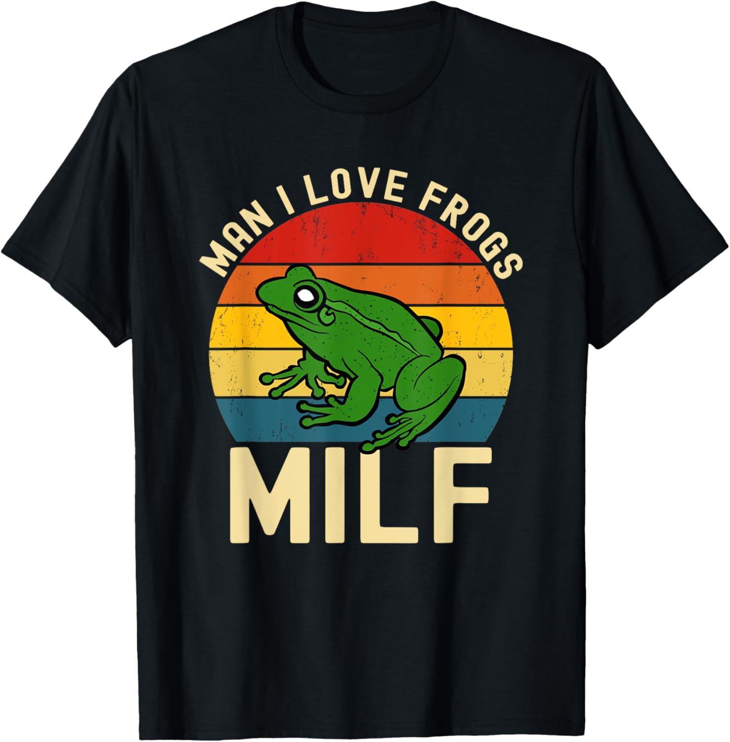 I Love Frogs Milf Frog Lovers Shirt Classic Art
