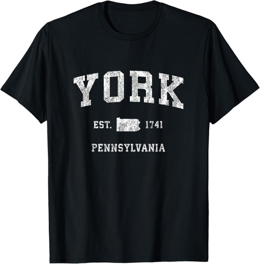 York Pennsylvania Pa Athletic Sports Long Sleeve Premium Design