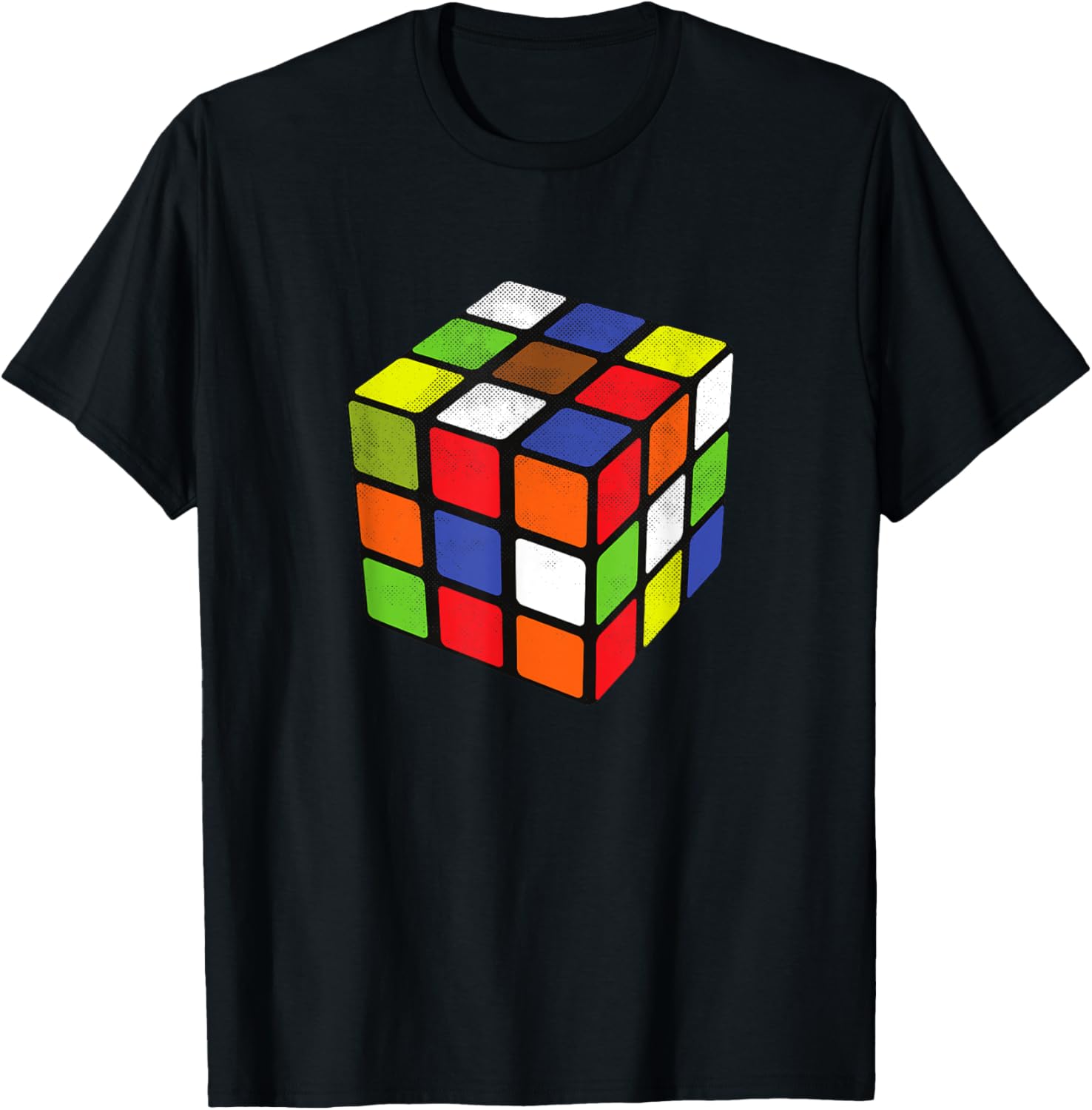Rubiks Cuber Speed Cubing 80 S 3X3 Cube Game Puzzle TShirt Vintage Art