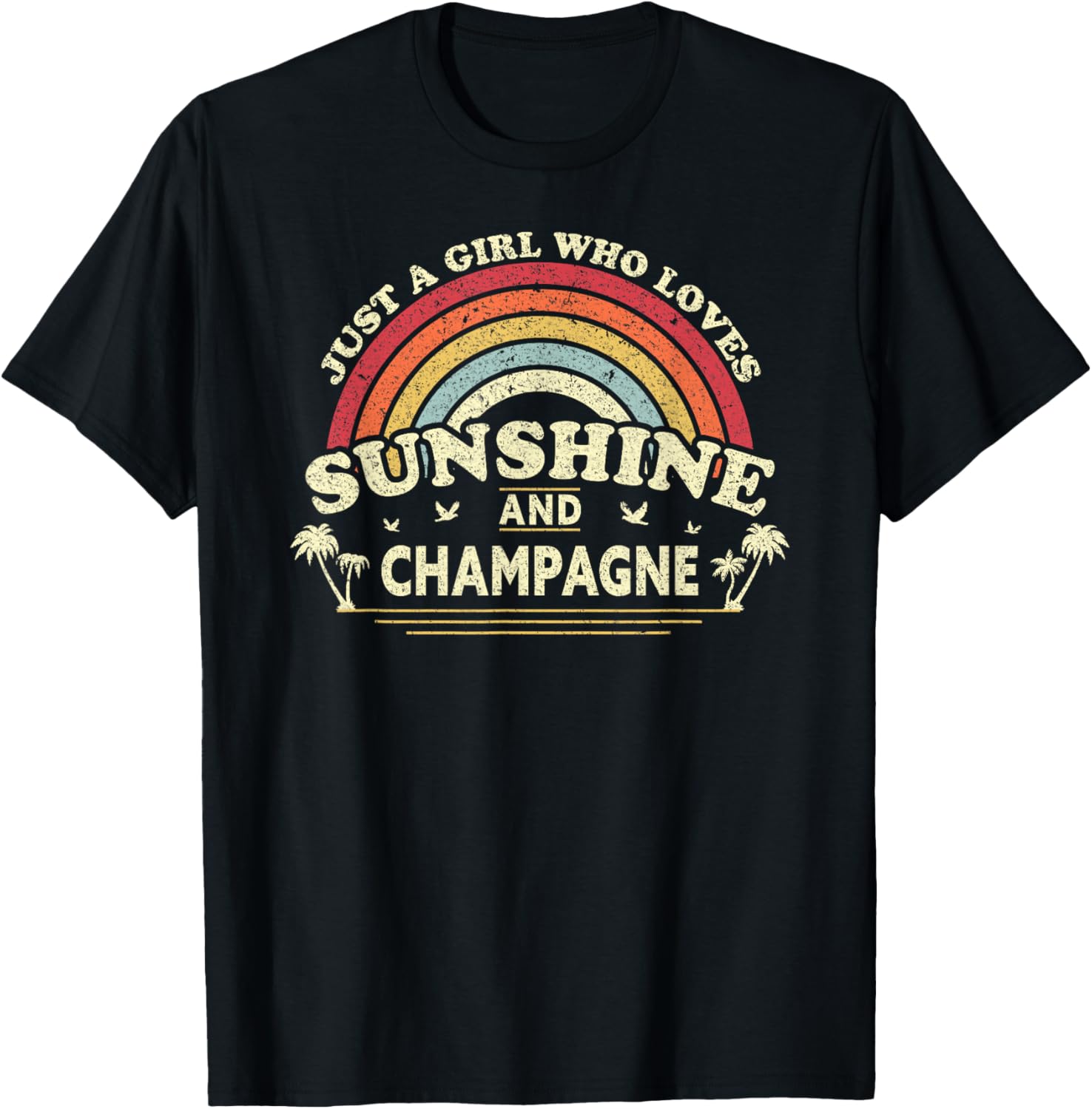 Champagne Who Loves Sunshine And Champagne TShirt Elegant Gift
