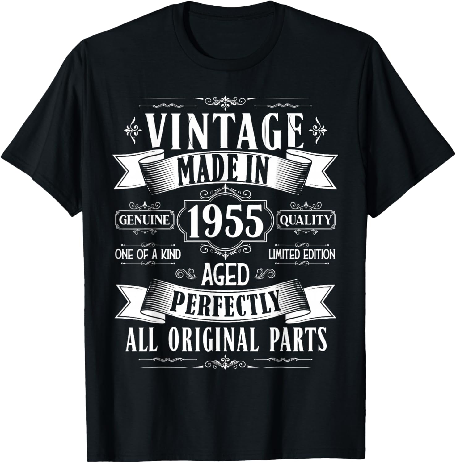 70Th Born 1955 70 Years Old Bday Long Sleeve Vintage Fashion
