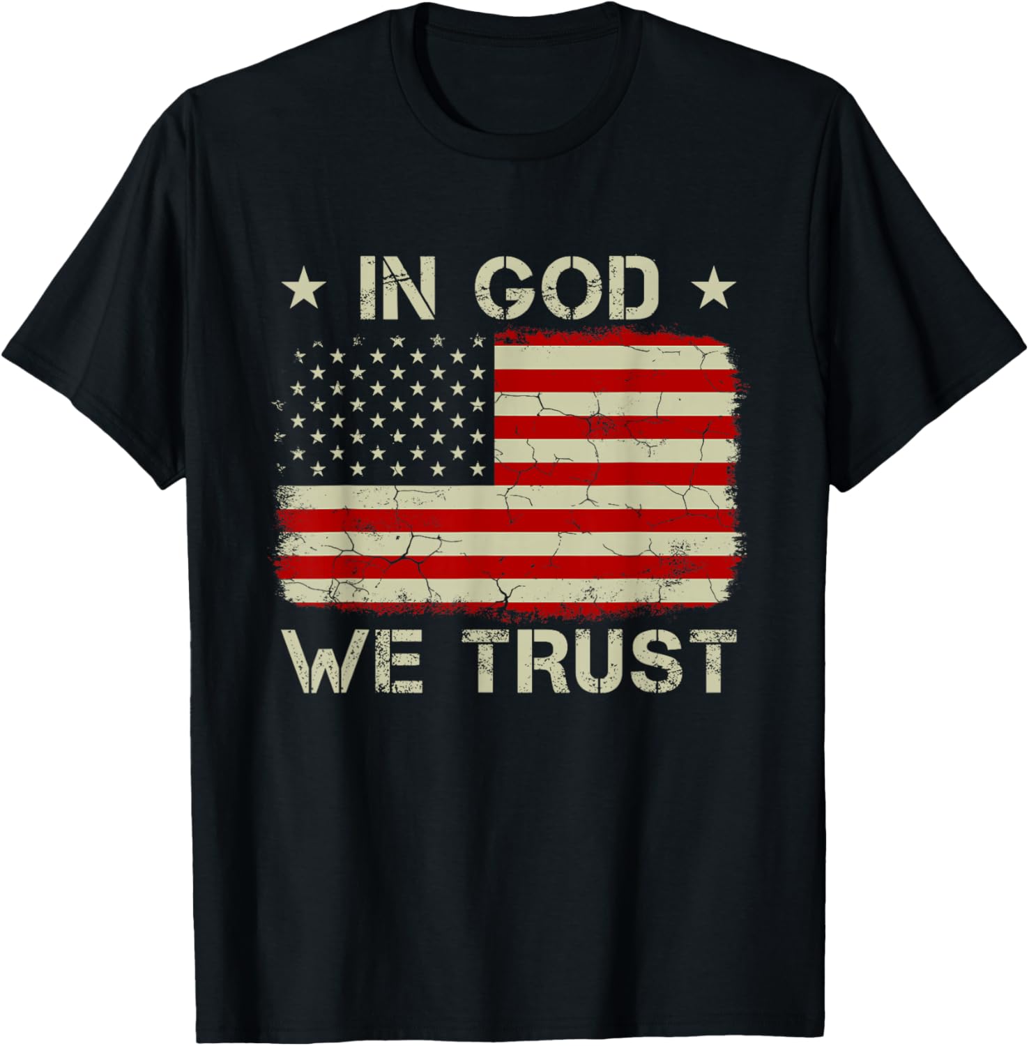 Old American Flag God We Trust Christian Long Sleeve Unique Style