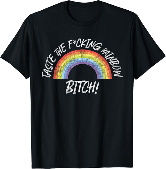 Lgbt Pride Taste F Cking Rainbow Bitch Tee Elegant Apparel
