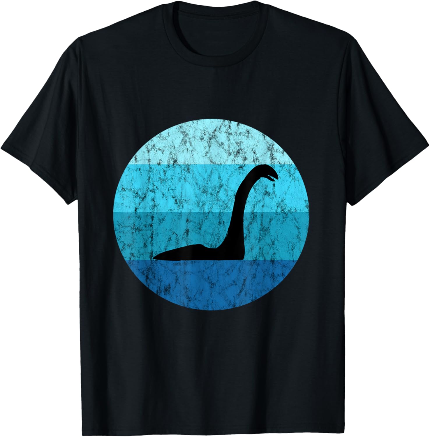 Nessie Ocean Scotland Loch Ness Lake Monster TShirt Authentic Art