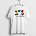 Bmx Evolution Of Man - Adult & Kids T-Shirts, Sweatshirts & Hoodies apparel design preview 1
