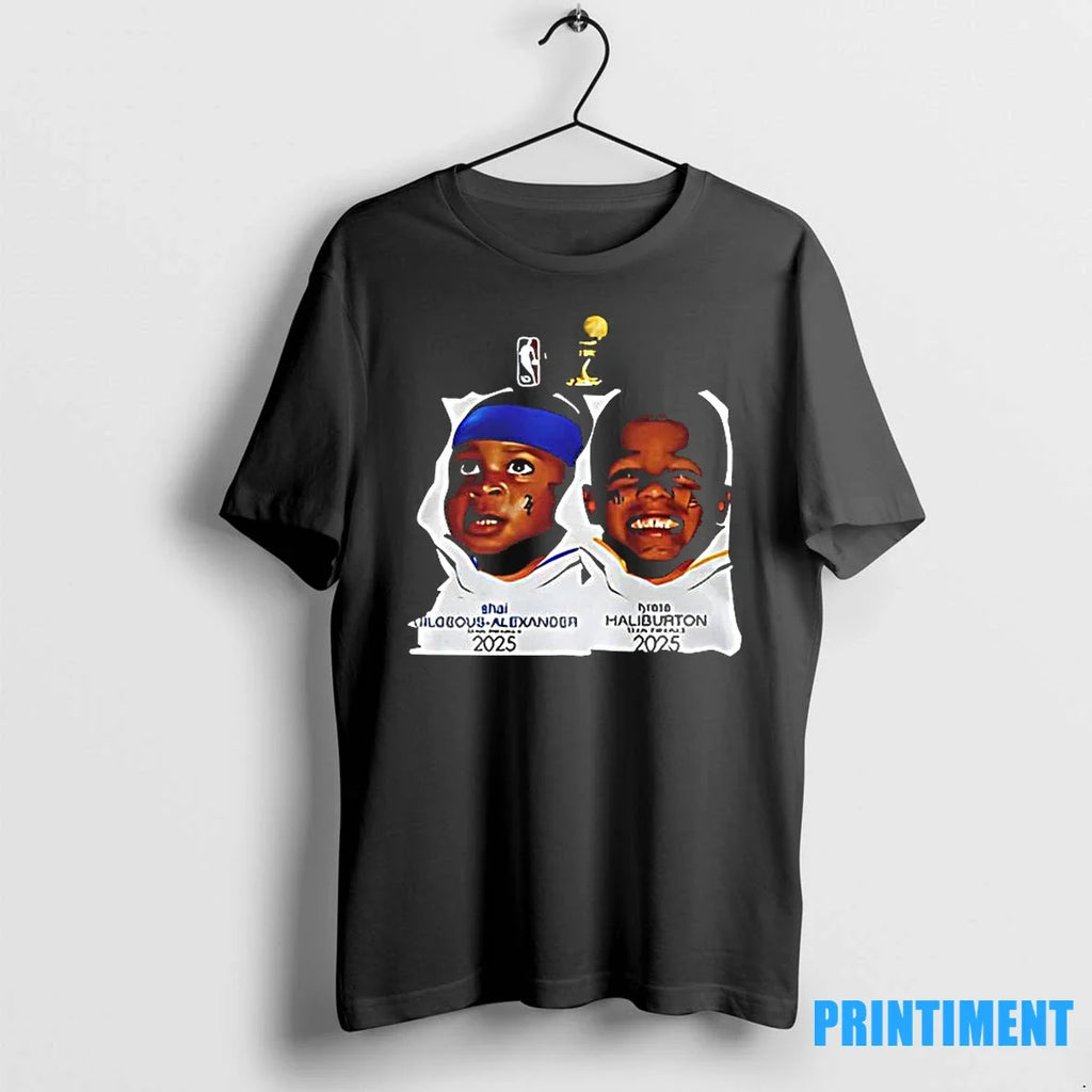 Baby Shai Gilgeous Alexander X Tyrese Haliburton Nba - Adult & Kids T-Shirts, Sweatshirts & Hoodies apparel design preview 1