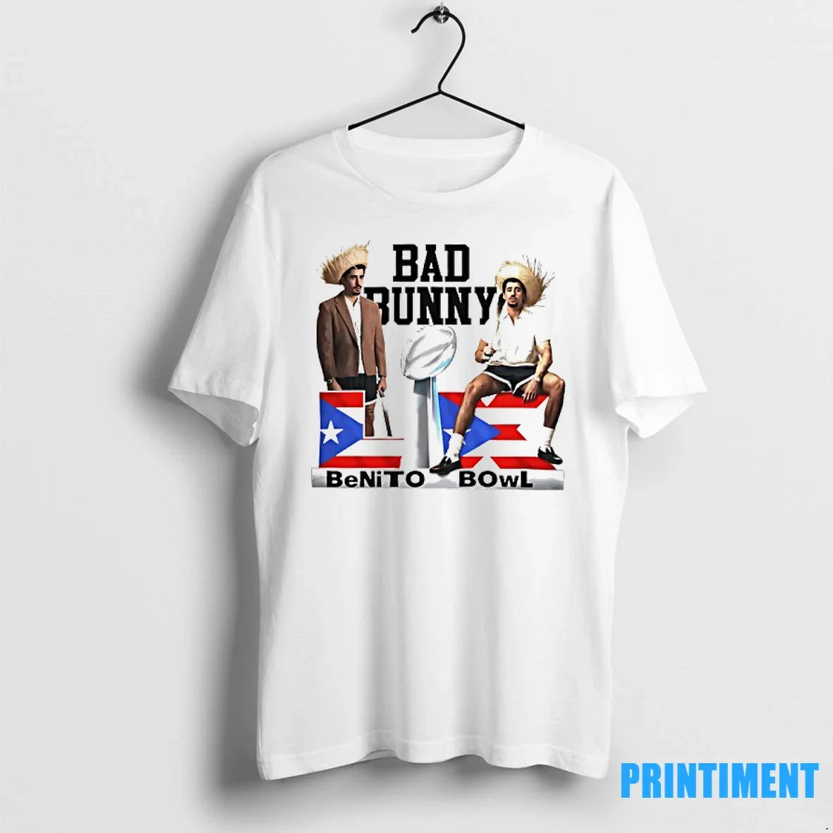 Bad Bunny Benito Antonio Martinez Ocasio Bowl Lix - Adult & Kids T-Shirts, Sweatshirts & Hoodies apparel design preview 1